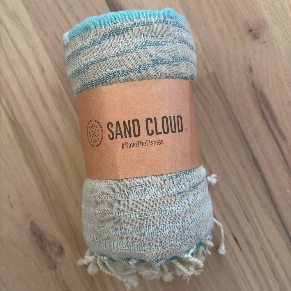Sand Cloud Beach Towel waves NWT